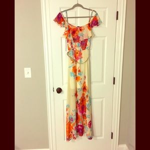 Multi color maxi dress